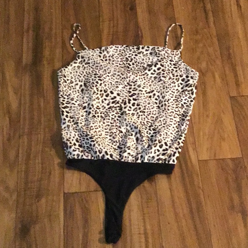 2/$15, 3/$21 ASTR animal print cowl bodysuit
